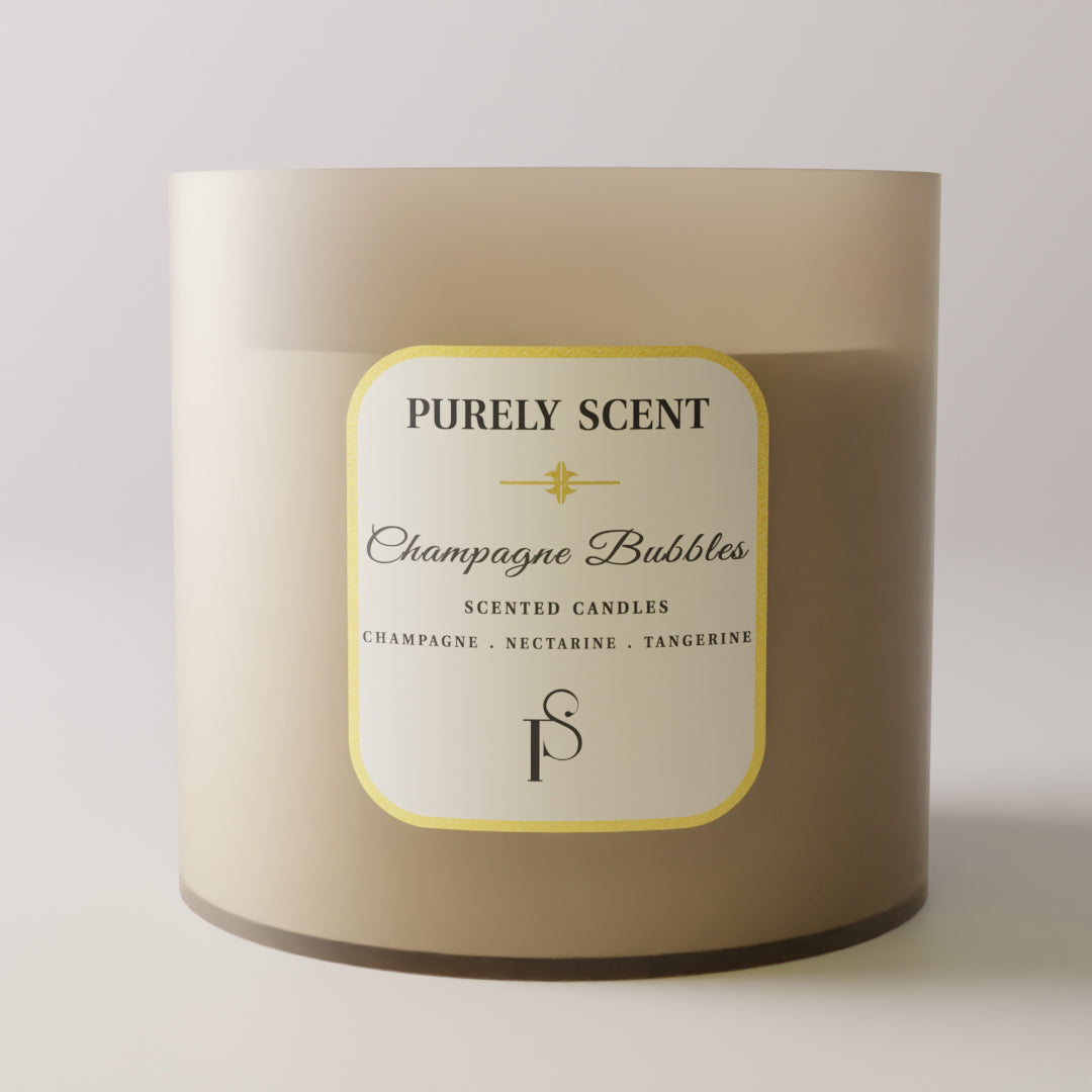 Champagne Bubbles Candle